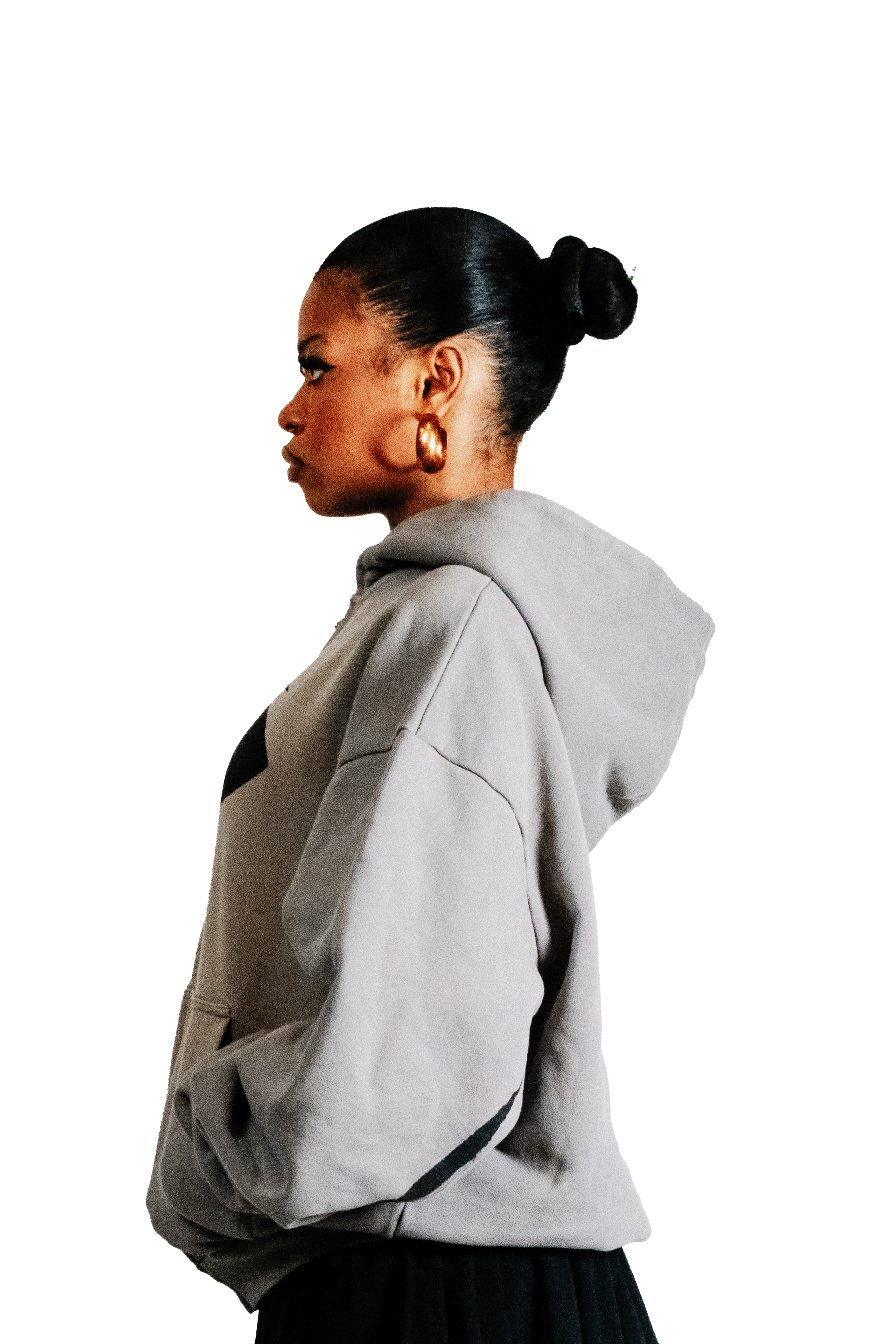 SUNFADED ZIPUP HOODIE GREY